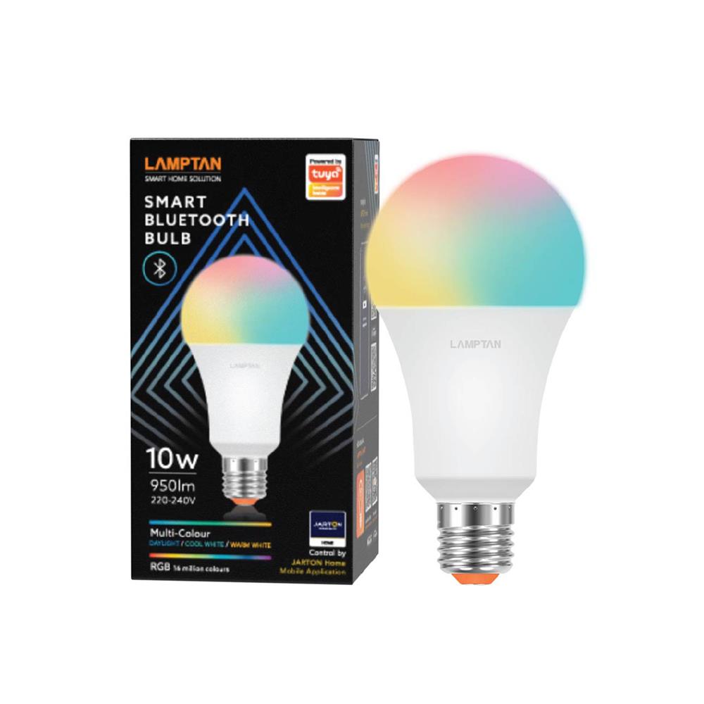 หลอด LED LAMPTAN ลูกแพร์ 10 วัตต์ เดย์ไลท์ /วอร์มไวท์ / RGB E27