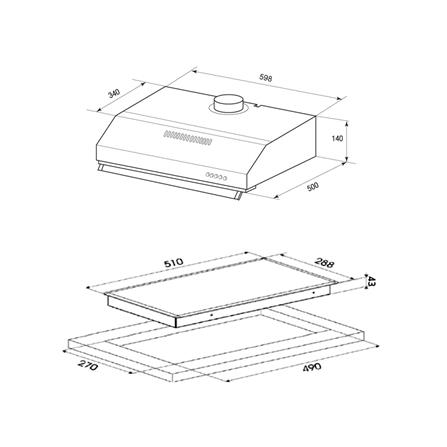 เตาฝัง+เครื่องดูดควัน MEX HVH632N+2950X60_1