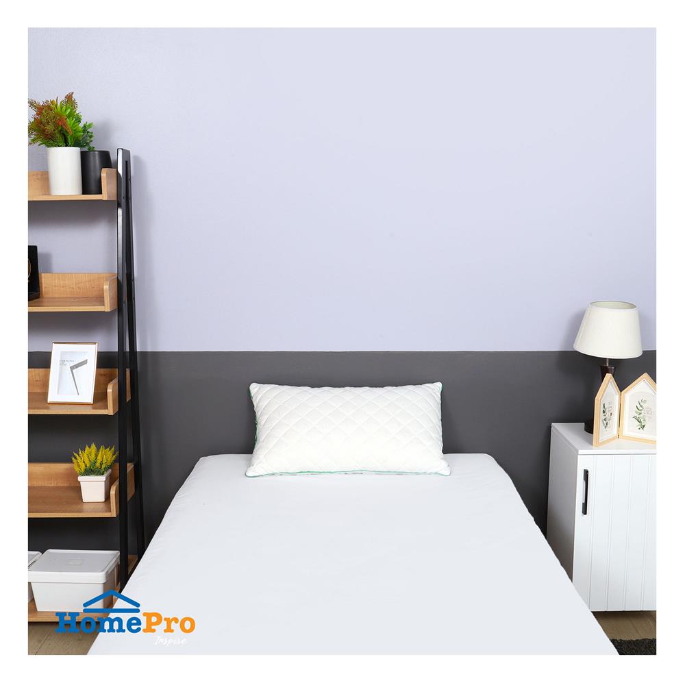 หมอนหนุน ยางพารา ME LIVING NANO LATEX 17x27 นิ้ว สีขาว