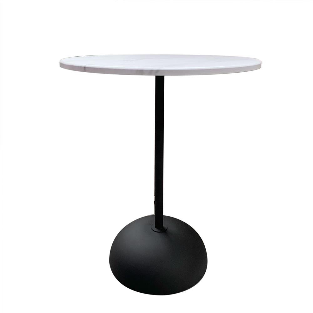 โต๊ะข้าง FURDINI MARCO ลายหินอ่อน สีขาว