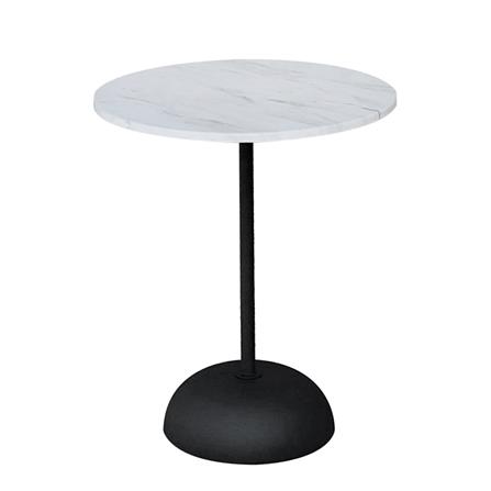 โต๊ะข้าง FURDINI MARCO ลายหินอ่อน สีขาว_0