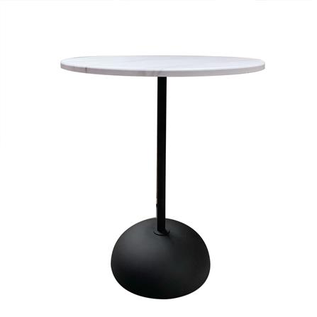 โต๊ะข้าง FURDINI MARCO ลายหินอ่อน สีขาว_1