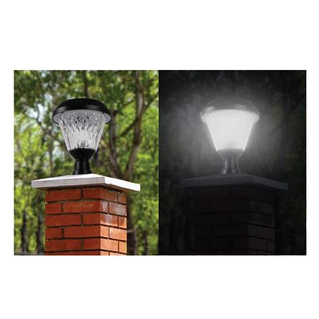 ไฟหัวเสา SOLAR LAMPTAN AQUA CCT 2 วัตต์ เดย์ไลท์ / คูลไวท์ / วอร์มไวท์ สีดำ_3