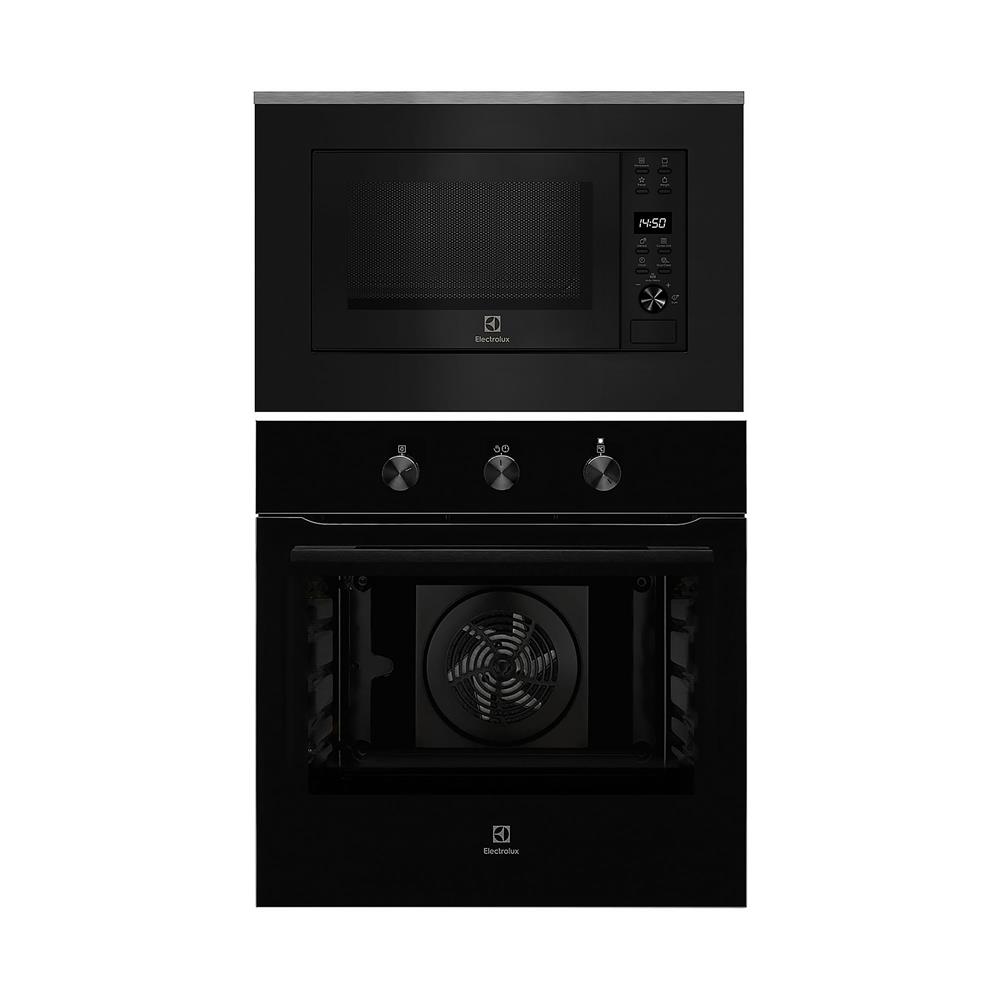 ไมโครเวฟฝัง+เตาอบฝัง ELECTROLUX EMSB20XG+KOHLH00KA