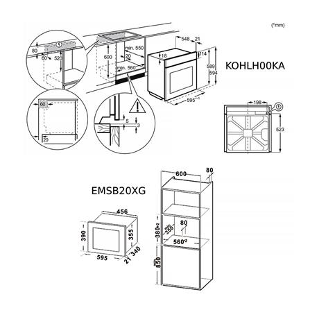 ไมโครเวฟฝัง+เตาอบฝัง ELECTROLUX EMSB20XG+KOHLH00KA_3