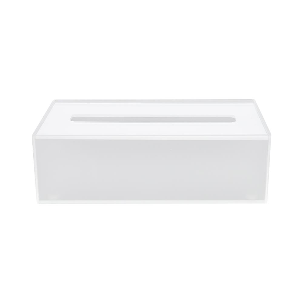 กล่องทิชชู่แผ่นอะคริลิก KECH ซาติน