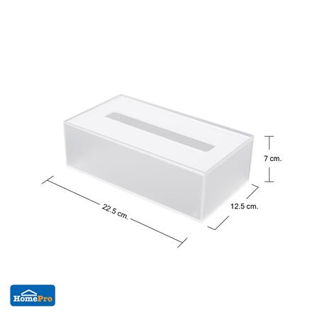 กล่องทิชชู่แผ่นอะคริลิก KECH ซาติน_5