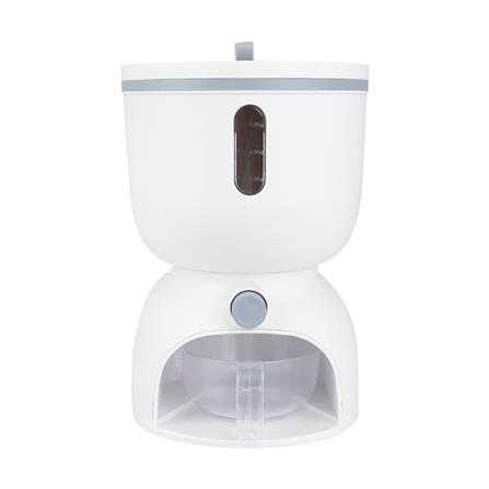 ถังข้าวสารพร้อมถ้วยตวง KECH ROUND 5 กก. สีขาว_2