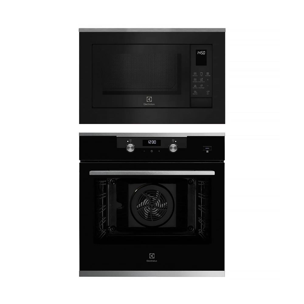 ไมโครเวฟฝัง+เตาอบฝัง ELECTROLUX EMSB25XC+KODEC75X