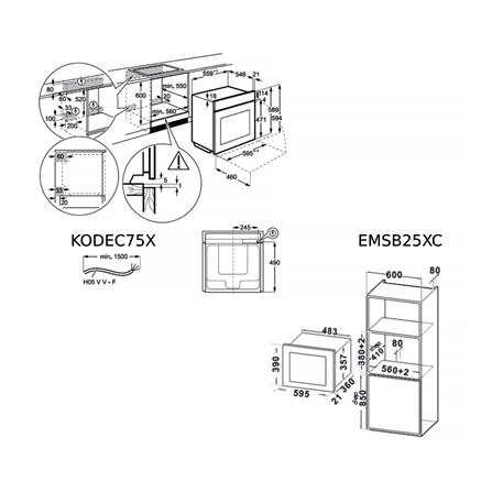 ไมโครเวฟฝัง+เตาอบฝัง ELECTROLUX EMSB25XC+KODEC75X_3