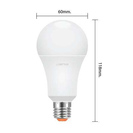 หลอด LED LAMPTAN A60 13 วัตต์ DAYLIGHT E27 แพ็ก 4 ชิ้น_3