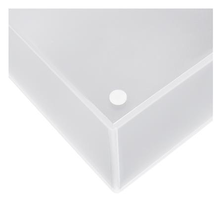 ถาดอะคริลิกเหลี่ยม 33x26x4 ซม. KECH  ไซซ์ L ซาติน_2