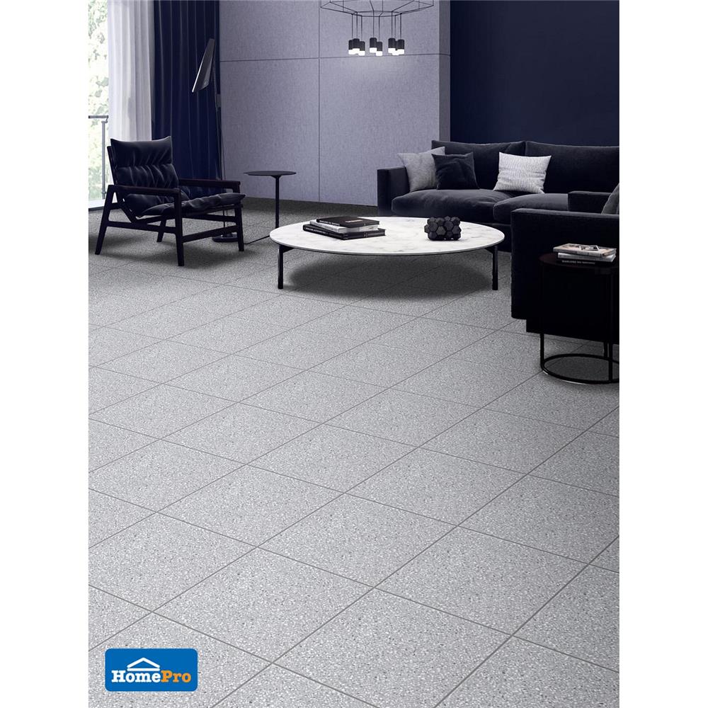 กระเบื้องพื้น 16x16 นิ้ว ภูผา อัลเวสต้า สโตน เทา PM 0.96M2