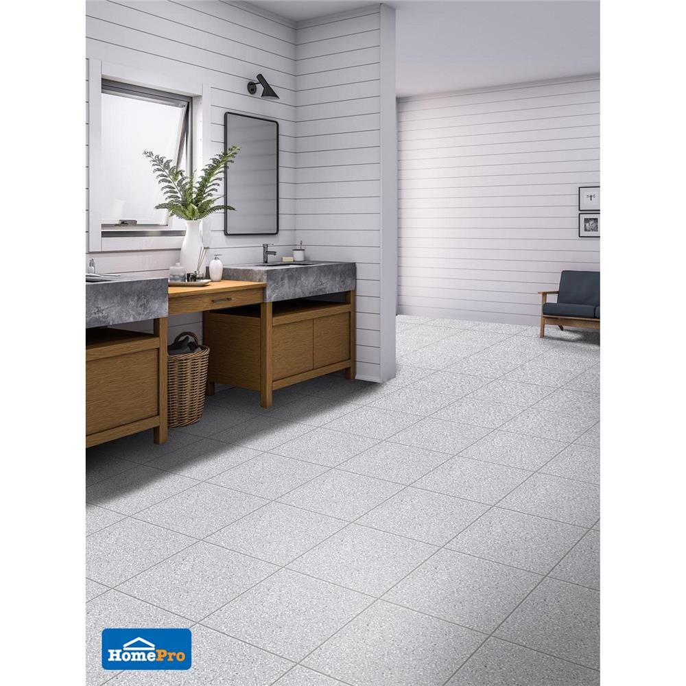 กระเบื้องพื้น 16x16 นิ้ว ภูผา อัลเวสต้า สโตน เทา PM 0.96M2