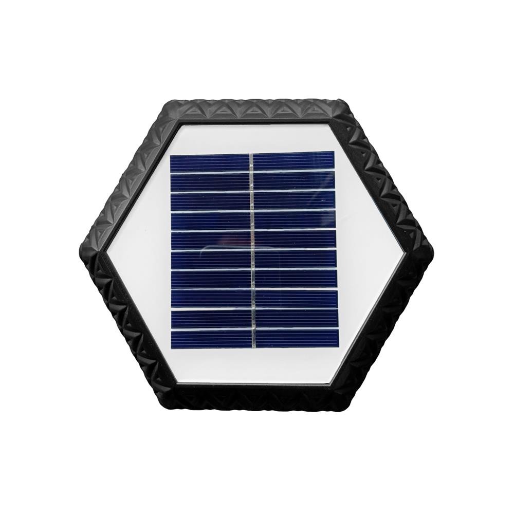 ไฟหัวเสา SOLAR LAMPTAN WAVE CCT 2 วัตต์ เดย์ไลท์ / คูลไวท์ / วอร์มไวท์ สีดำ