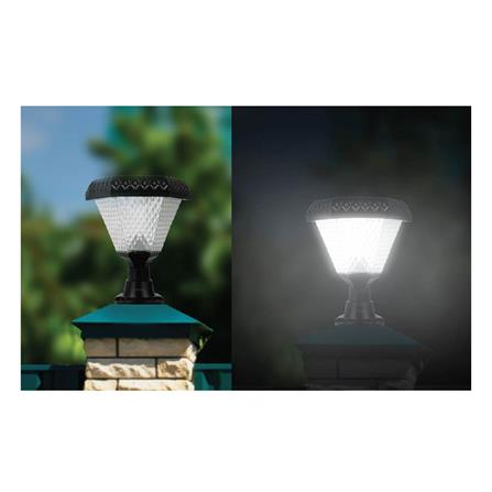 ไฟหัวเสา SOLAR LAMPTAN WAVE CCT 2 วัตต์ เดย์ไลท์ / คูลไวท์ / วอร์มไวท์ สีดำ_3