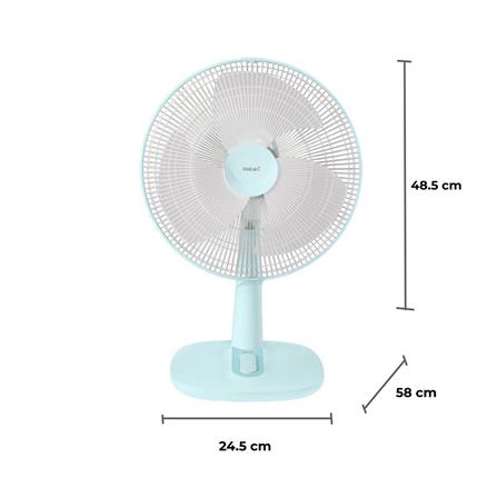 พัดลมตั้งโต๊ะ 16 นิ้ว HATARI T16M1 สีฟ้า_4