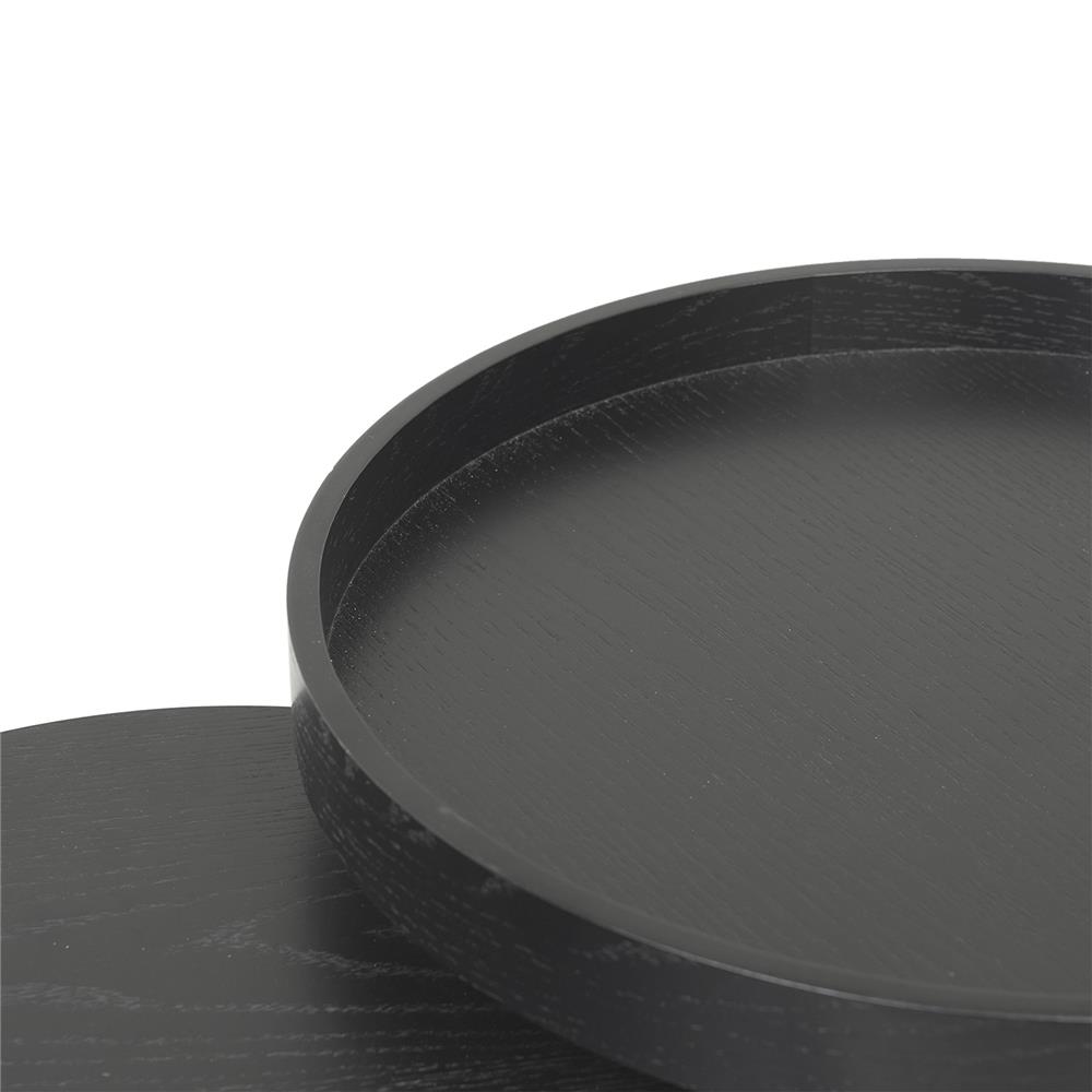 โต๊ะข้าง 2 ชิ้น FURDINI DARWISH สีดำ