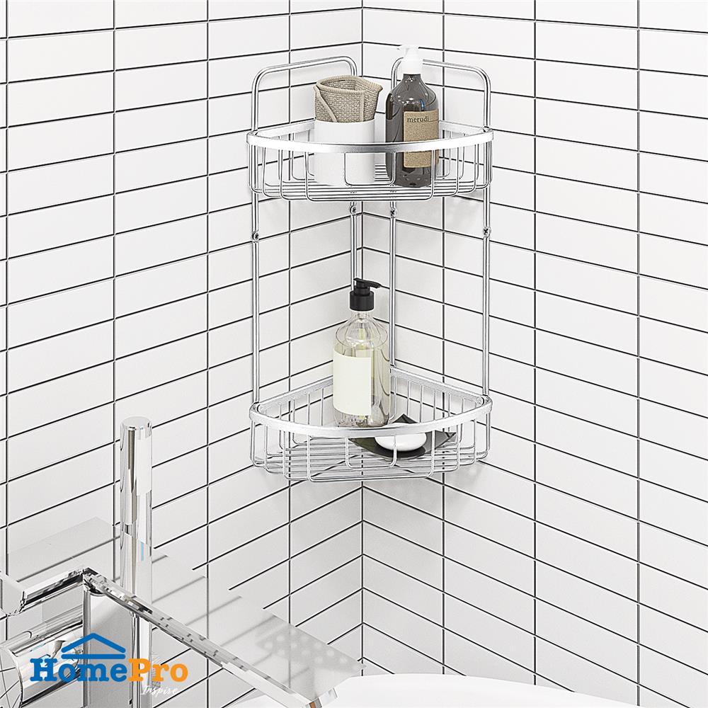 ชั้นแขวนเข้ามุมติดผนัง 2 ชั้น MOYA KU119.01