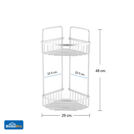 ชั้นแขวนเข้ามุมติดผนัง 2 ชั้น MOYA KU119.01_4
