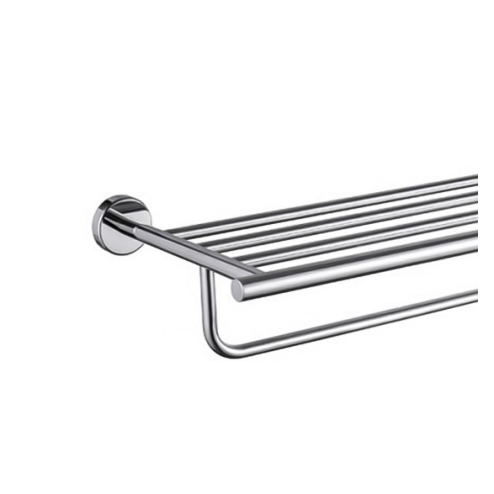 ชั้นวางของพร้อมราว RASLAND RA SH-80-TOW สเตนเลส