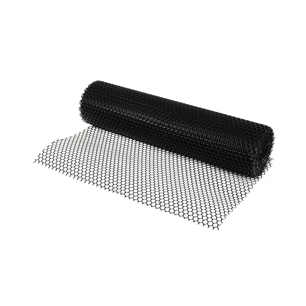 ตาข่ายพลาสติกหกเหลี่ยม DEXZON 17 มม. 0.9X30 ม. สีดำ