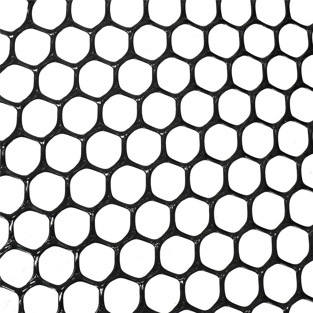 ตาข่ายพลาสติกหกเหลี่ยม DEXZON 17 มม. 0.9X30 ม. สีดำ