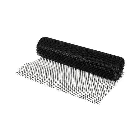 ตาข่ายพลาสติกหกเหลี่ยม DEXZON 17 มม. 0.9X30 ม. สีดำ_0