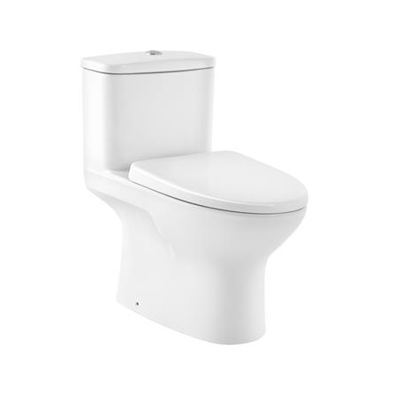 สุขภัณฑ์ 1 ชิ้น COTTO C105337 3/4.5L สีขาว