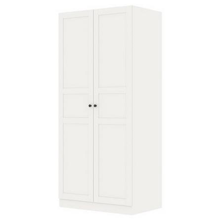 ชุดห้องนอน 6 ฟุต KONCEPT MONETA พร้อมตู้เสื้อผ้า 2 บานเปิด 90 ซม. สีขาว_2