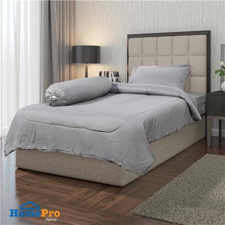 ชุดผ้าปูที่นอน 3.5 ฟุต 4 ชิ้น ME LIVING PANTONE สีเทา_0