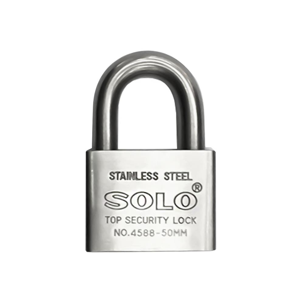 กุญแจลูกปืน SOLO 4588-50 50 มม. สีสเตนเลส