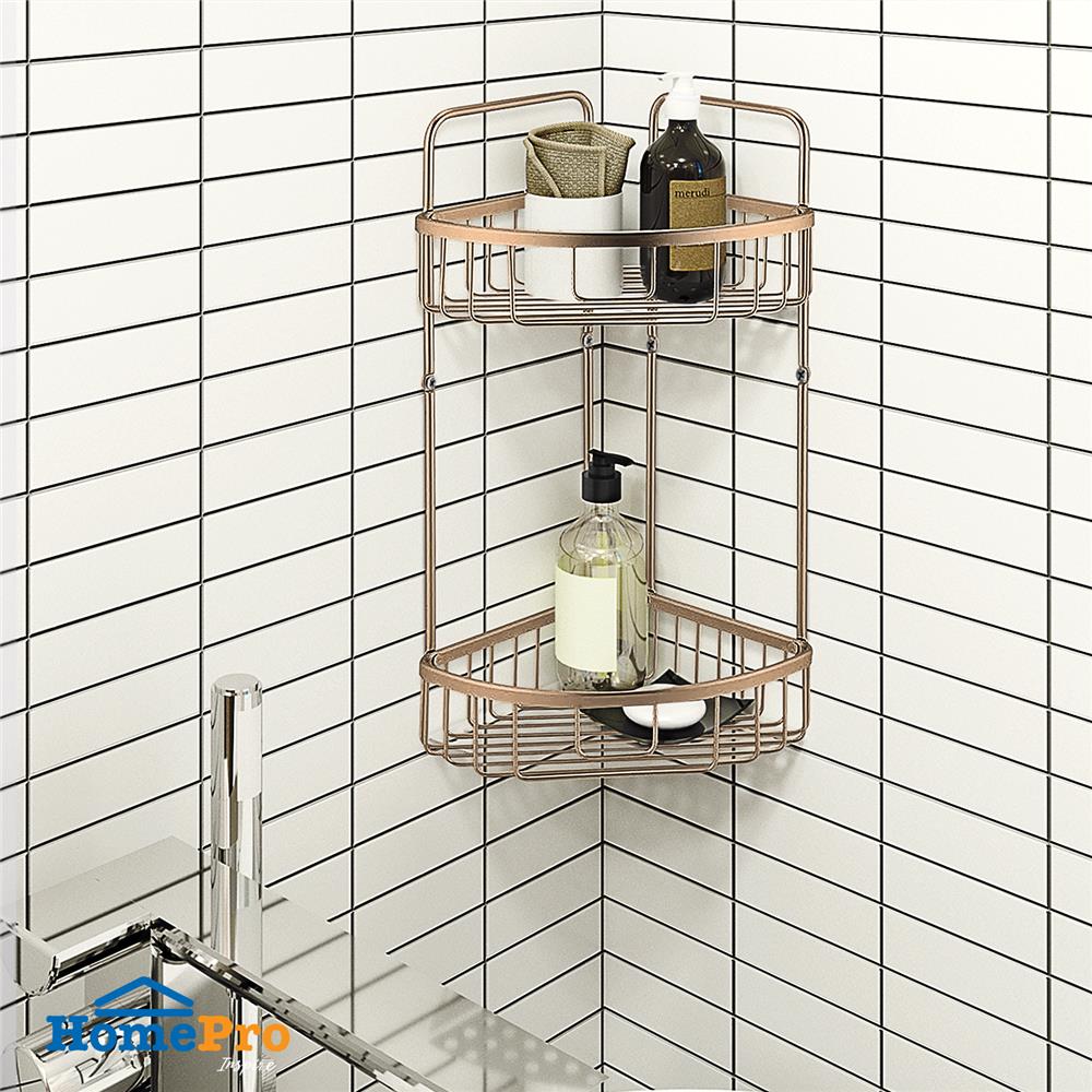 ชั้นแขวนเข้ามุมติดผนัง 2 ชั้น  MOYA KU119.04