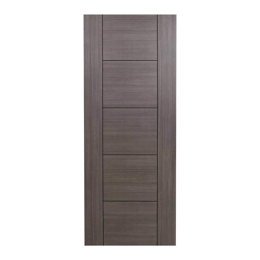 ประตูภายในเมลามีน W BR10401 80X200 ซม. สีน้ำตาล ไม่เจาะลูกบิด