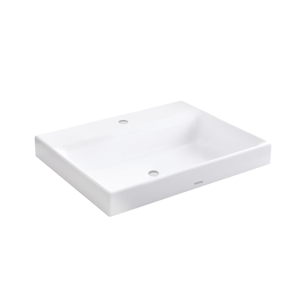 อ่างล้างหน้าวางบนเคาน์เตอร์ TOTO L1616C สีขาว