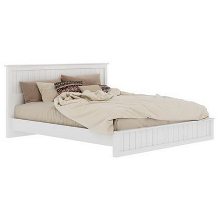 ชุดห้องนอน 6 ฟุต KONCEPT MONETA พร้อมตู้บานเปิด 134 ซม. สีขาว_1