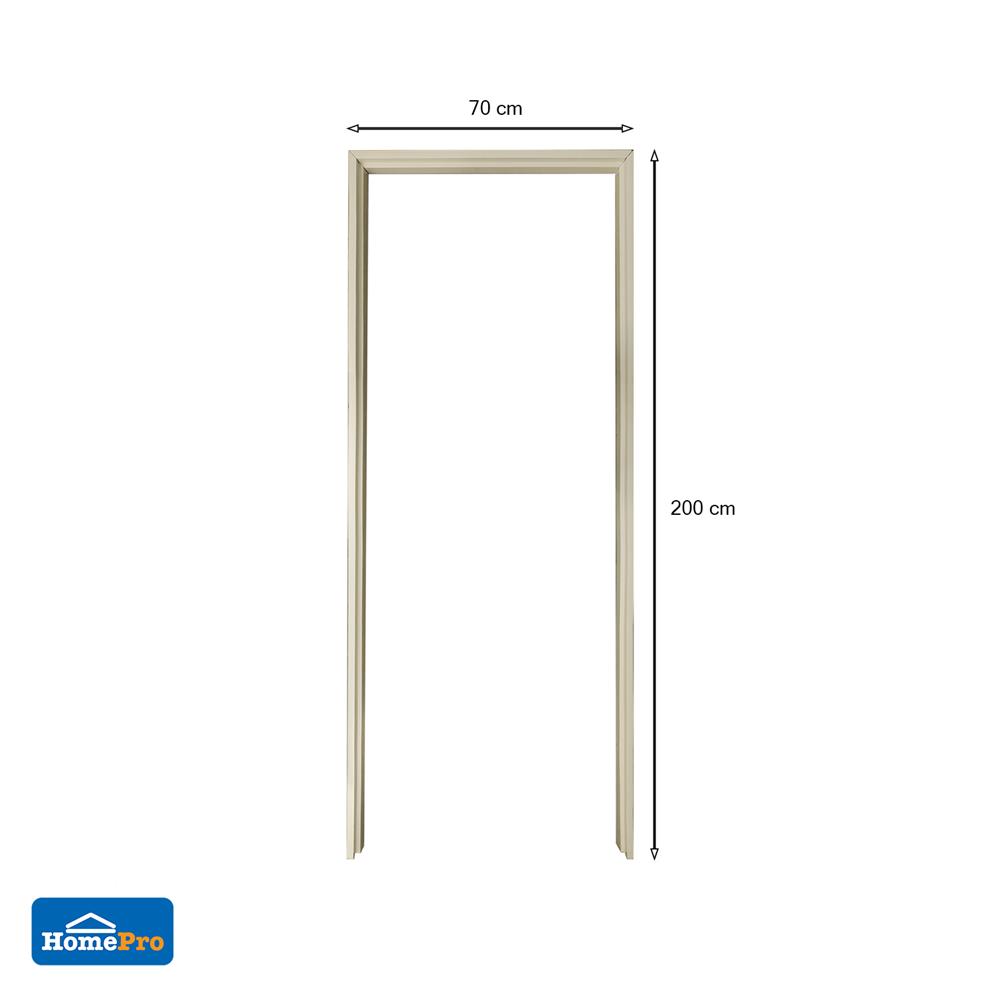 วงกบประตู PVC AZLE 70X200 ซม. สีครีม