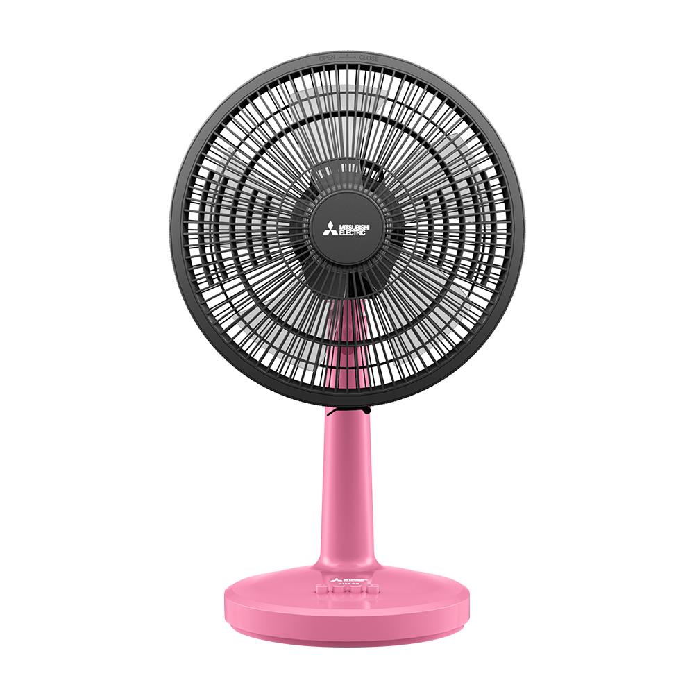 พัดลมตั้งโต๊ะ 12 นิ้ว MITSUBISHI D12A-GB SF-RS สีชมพู