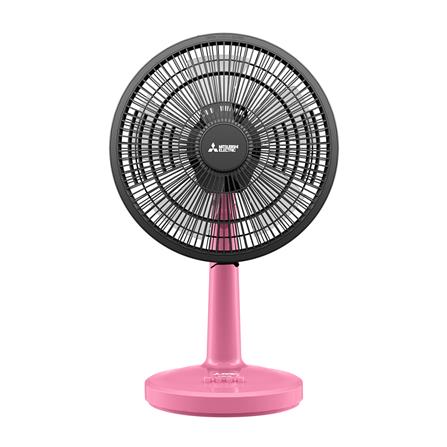 พัดลมตั้งโต๊ะ 12 นิ้ว MITSUBISHI D12A-GB SF-RS สีชมพู_0
