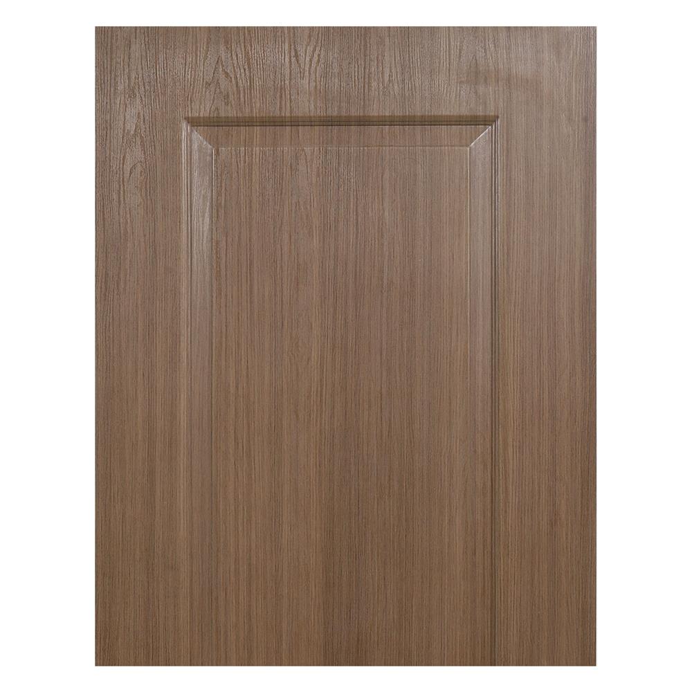 ประตูภายใน UPVC AZLE PZ04 80X200 ซม. สี CHOCOLATE เจาะลูกบิด