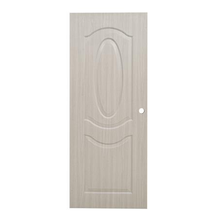 ประตูภายใน UPVC AZLE PZ02 80X200 ซม. สี WHITE GREY เจาะลูกบิด