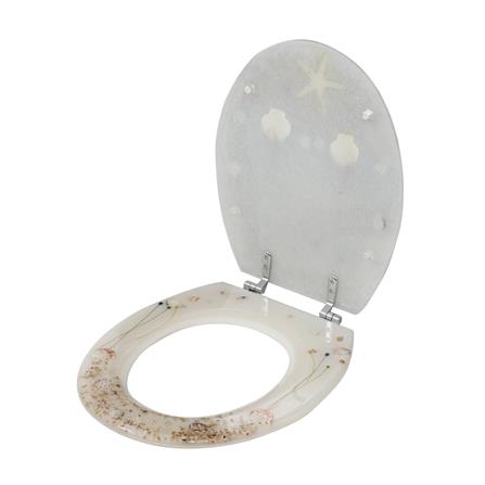 ฝารองนั่ง POLYRESIN MOYA 22EVP01 ลายเปลือกหอย_3