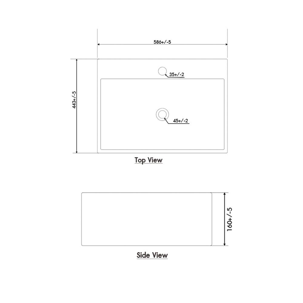 อ่างล้างหน้า NASCO NL-0988 สีขาว