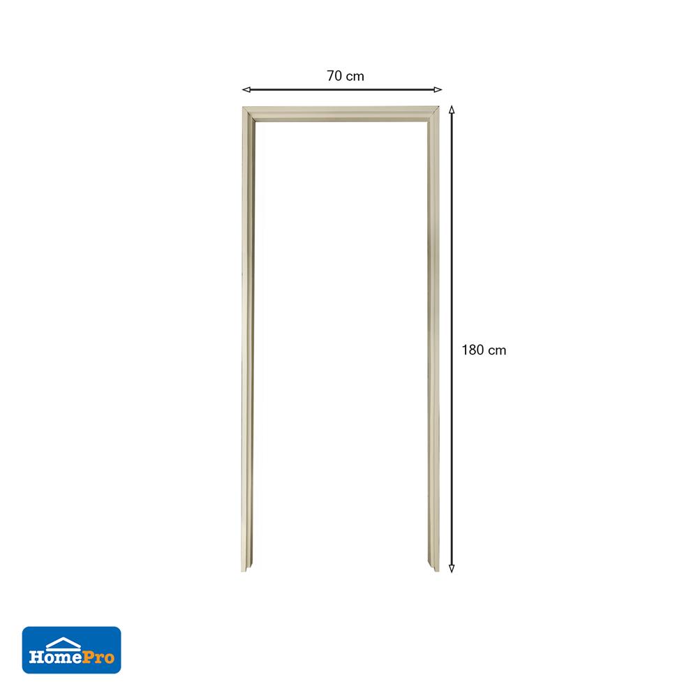 วงกบประตู PVC AZLE 70X180 ซม. สีครีม