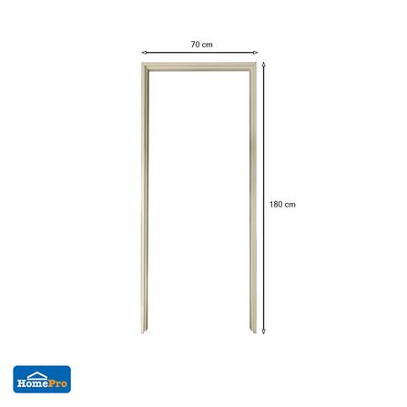 วงกบประตู PVC AZLE 70X180 ซม. สีครีม_3