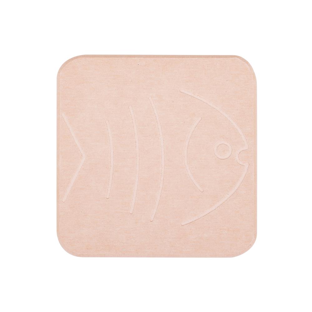 ที่รองแก้วดินเบา KECH PINK FISH