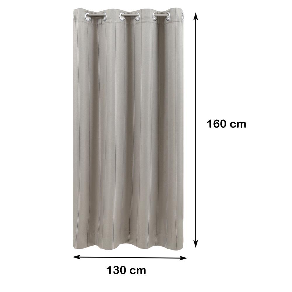 ผ้าม่าน EYELET HOME LIVING STYLE TERRA UV 130X160 ซม. สีน้ำตาล