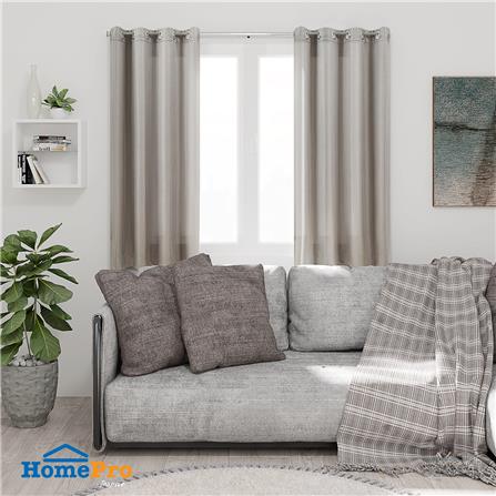 ผ้าม่าน EYELET HOME LIVING STYLE TERRA UV 130X160 ซม. สีน้ำตาล_6