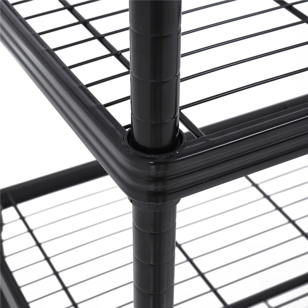 ชั้นวางของ 4 ชั้น FURDINI ACCO WIRELINNER 90X45X120 ซม. สีดำ