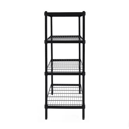 ชั้นวางของ 4 ชั้น FURDINI ACCO WIRELINNER 90X45X120 ซม. สีดำ_2